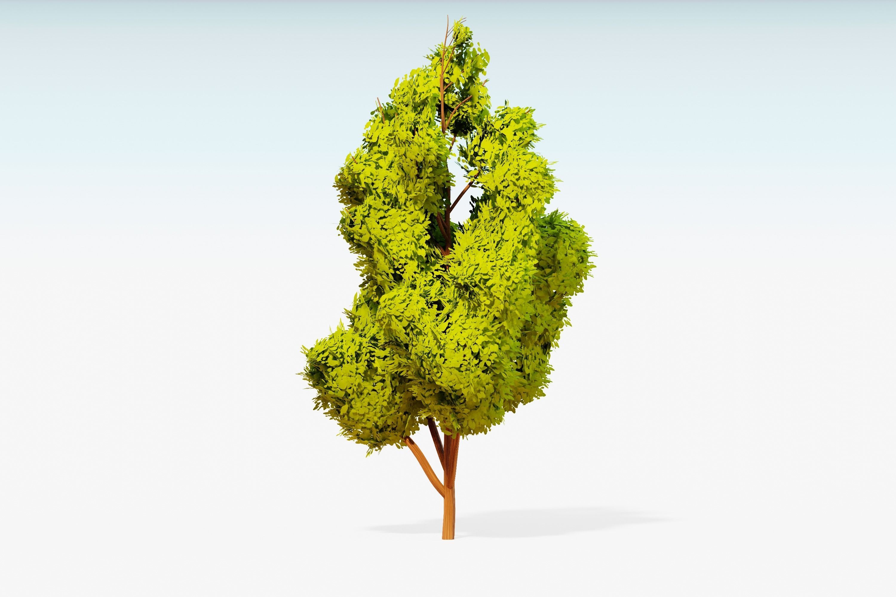 Stylized Trees Pack 55 Trees Low-poly 3D model_30