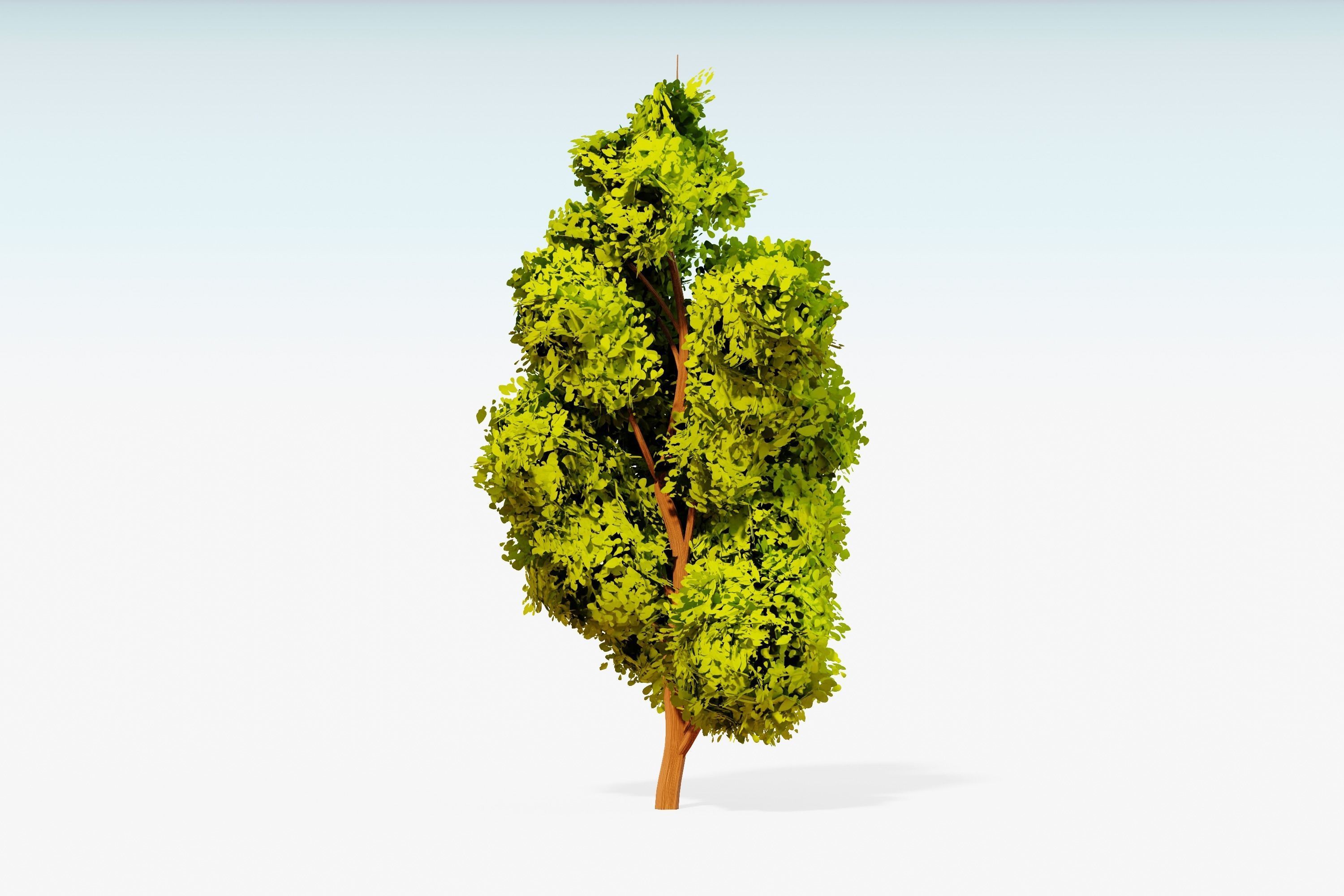 Stylized Trees Pack 55 Trees Low-poly 3D model_12