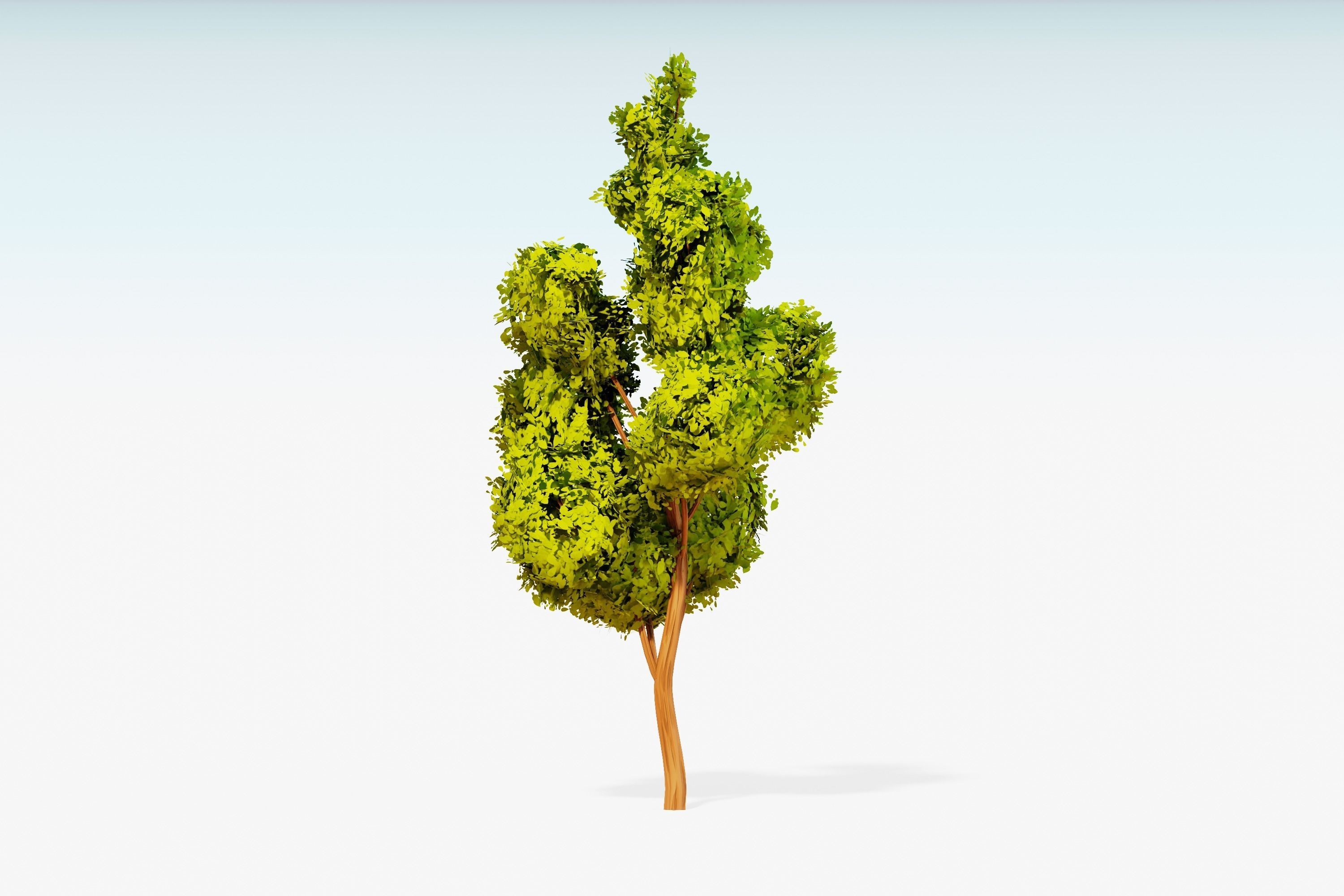 Stylized Trees Pack 55 Trees Low-poly 3D model_11
