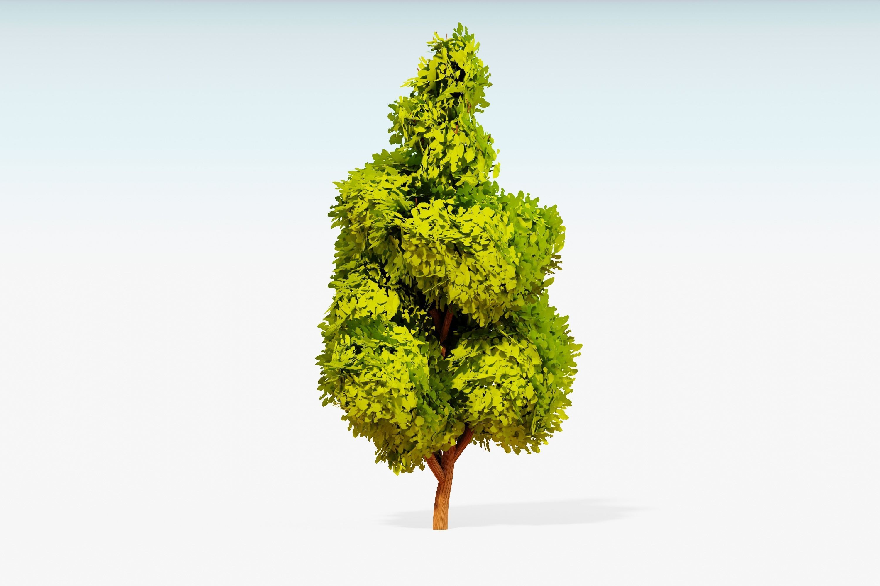 Stylized Trees Pack 55 Trees Low-poly 3D model_32