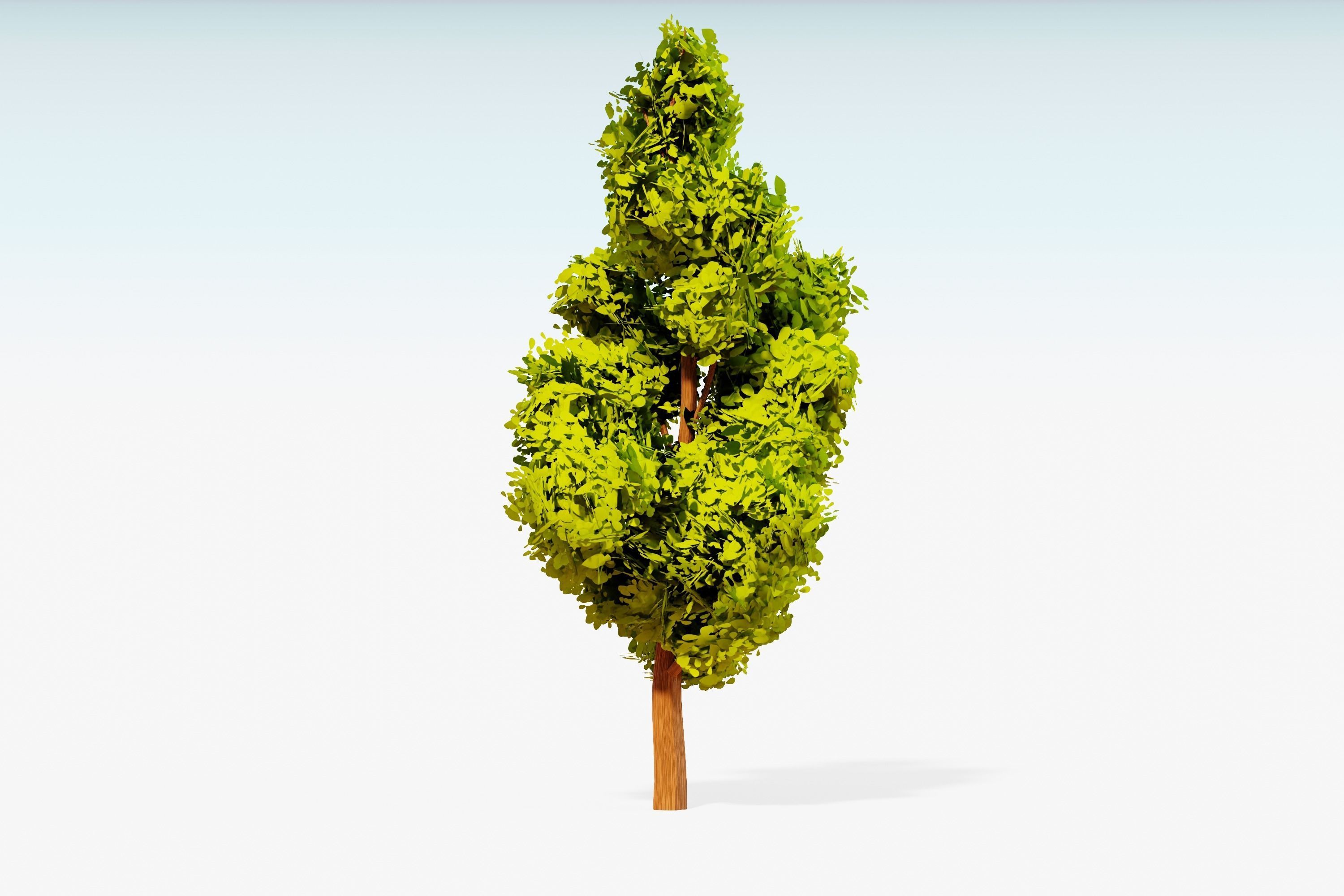 Stylized Trees Pack 55 Trees Low-poly 3D model_19