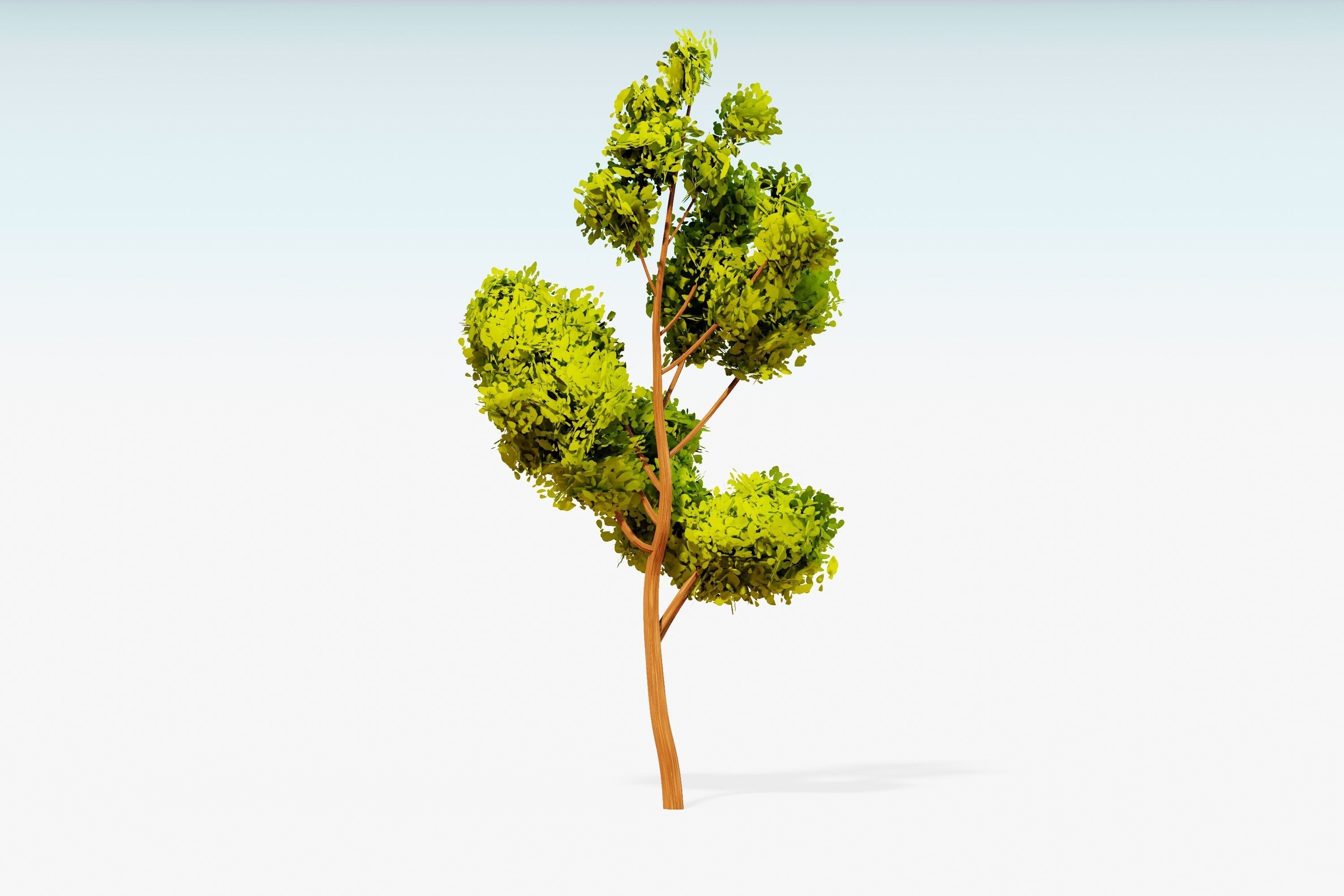 Stylized Trees Pack 55 Trees Low-poly 3D model_10