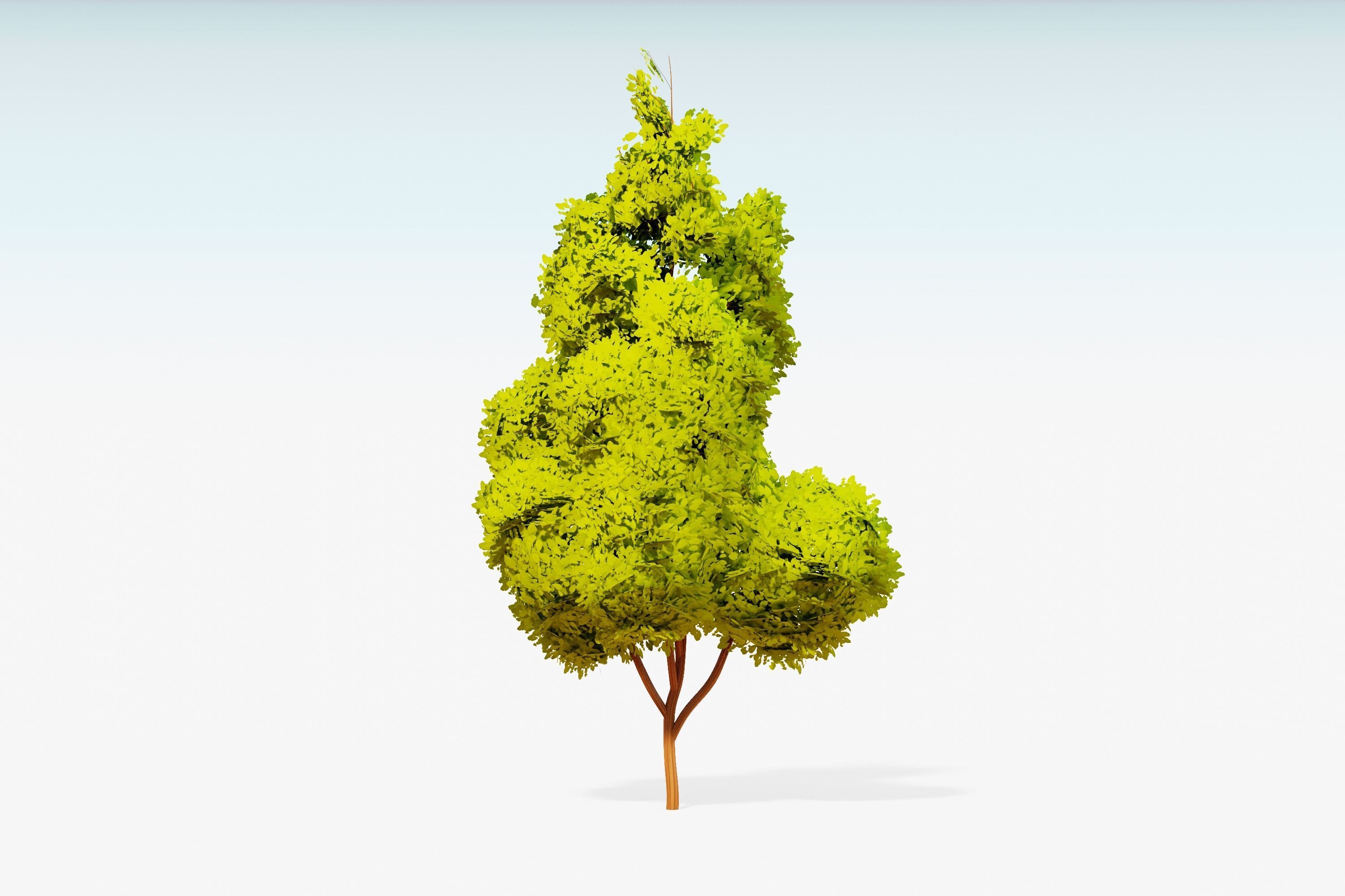 Stylized Trees Pack 55 Trees Low-poly 3D model_33
