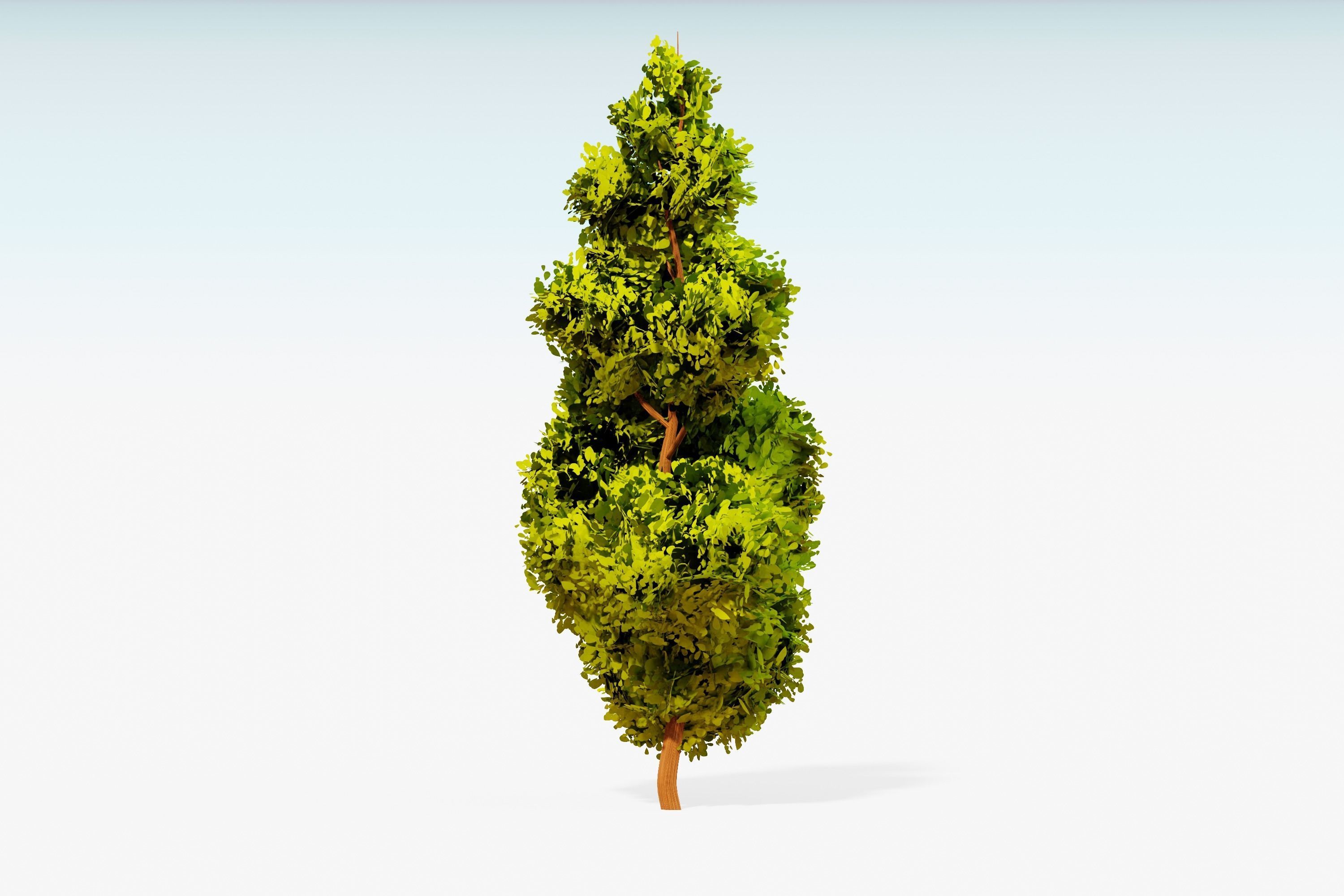 Stylized Trees Pack 55 Trees Low-poly 3D model_23