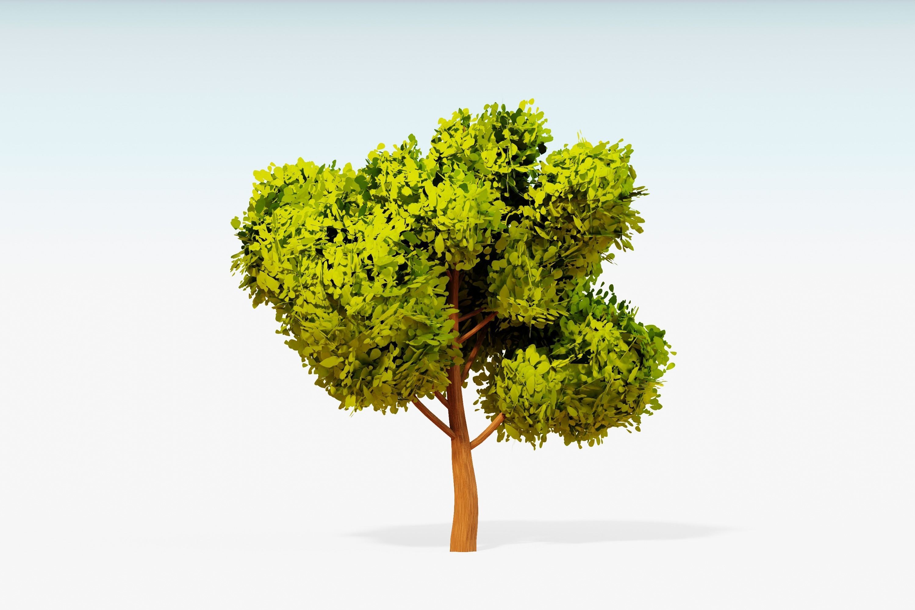 Stylized Trees Pack 55 Trees Low-poly 3D model_17