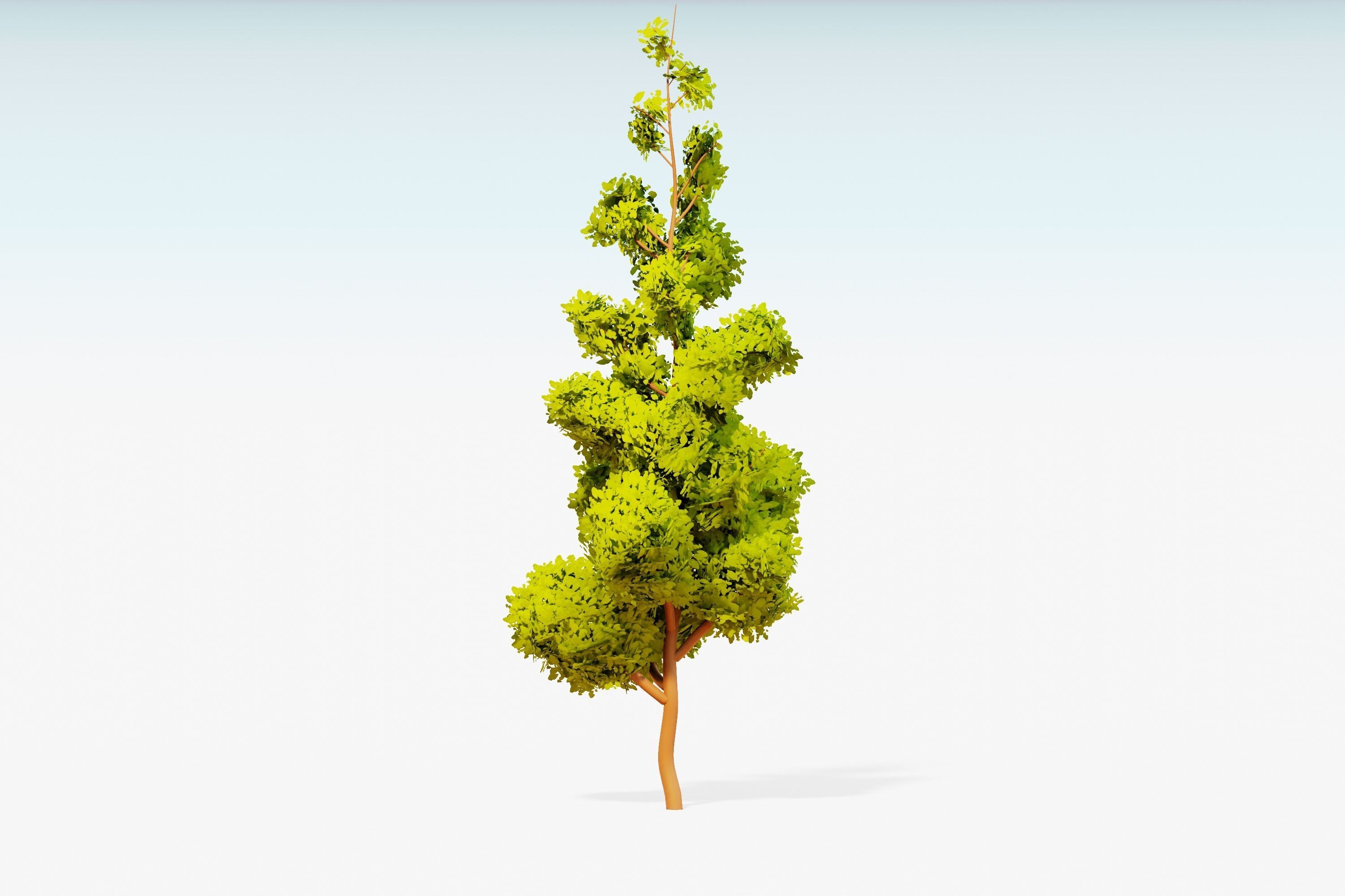 Stylized Trees Pack 55 Trees Low-poly 3D model_28