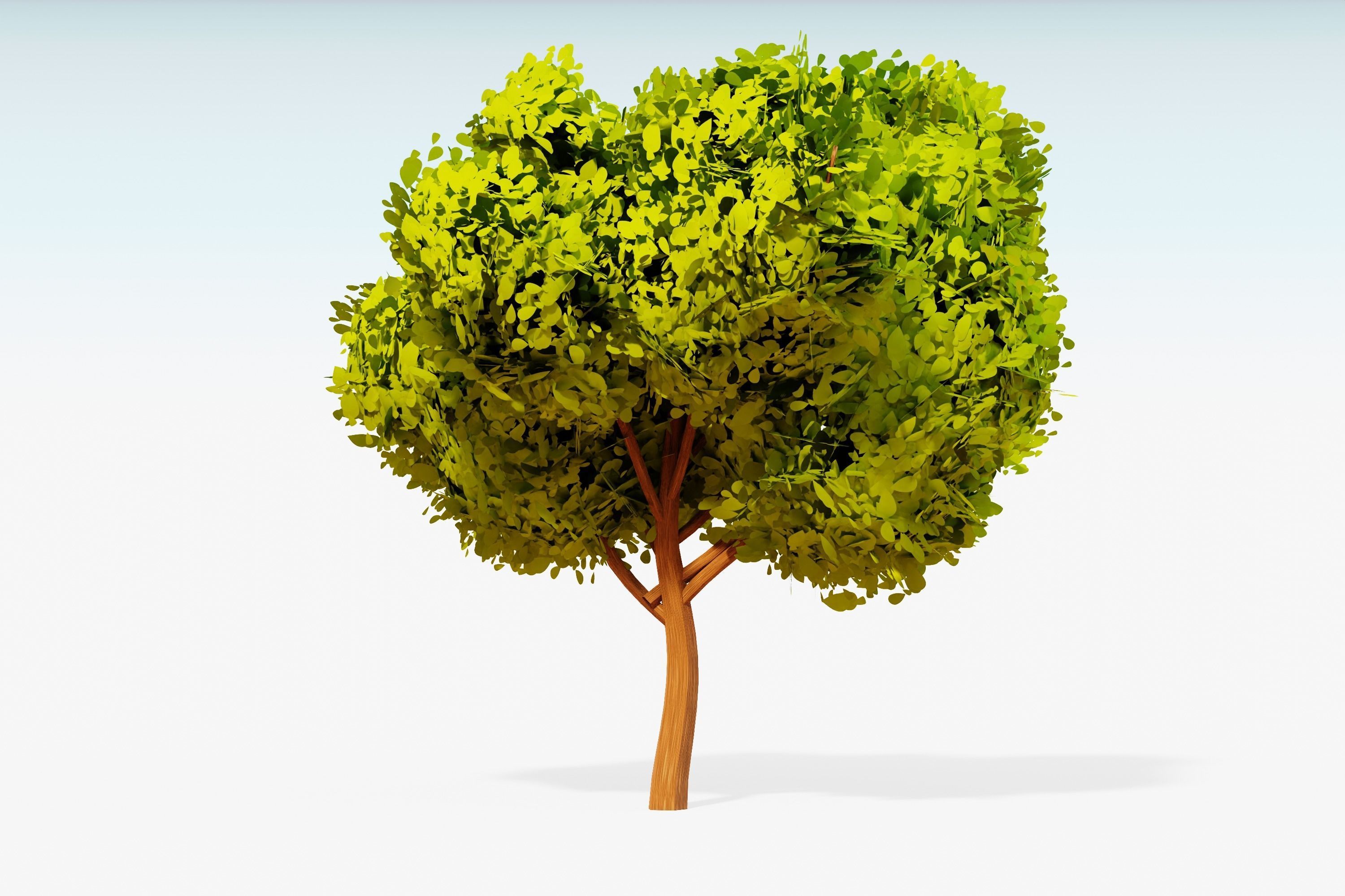 Stylized Trees Pack 55 Trees Low-poly 3D model_16