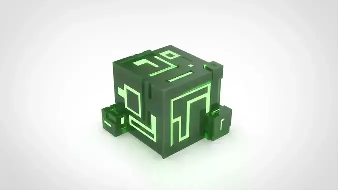 Ion Cube as Candle Holder 3D print model