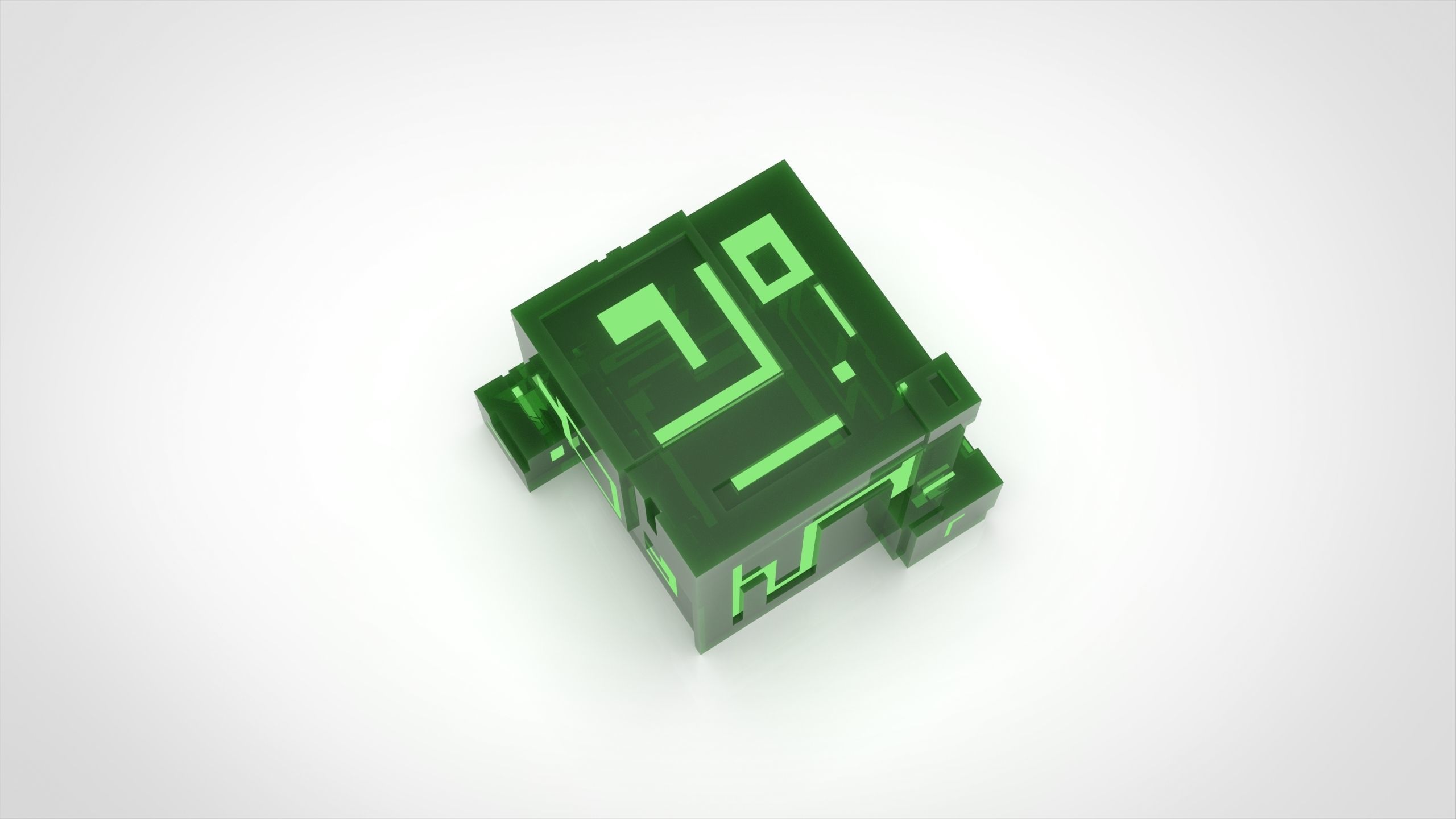 Ion Cube as Candle Holder 3D print model_4