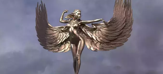 Four Elements Wind Sculpture 4 3D model