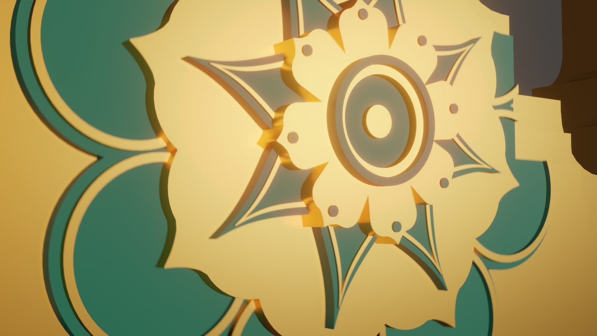 3D model Ramadhan Islamic Opening Bumper Animation VR / AR / lowpoly