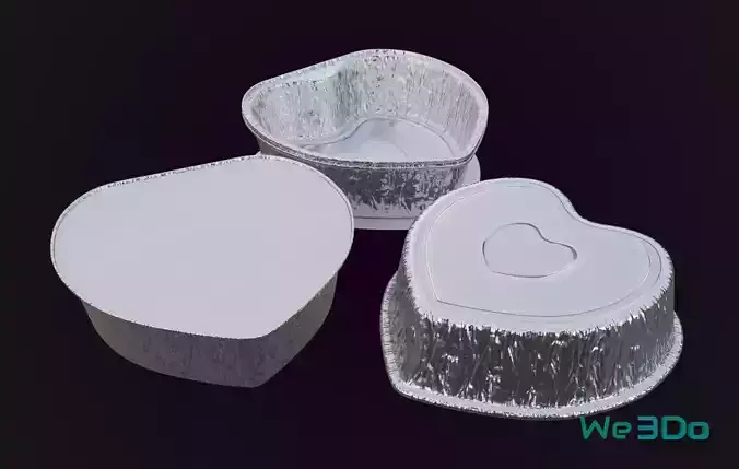 Aluminum Molds Food Low-poly 3D model