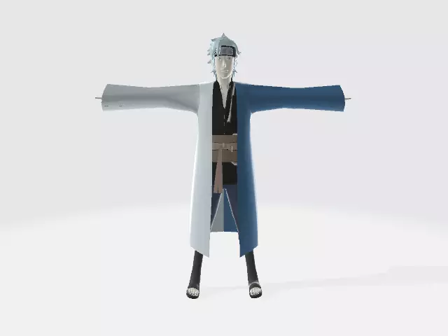 future adule mitsuki Low-poly 3D model_0