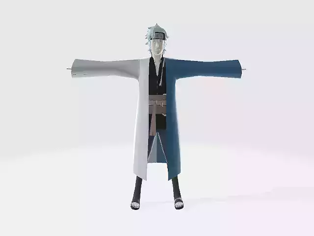 future adule mitsuki Low-poly 3D model