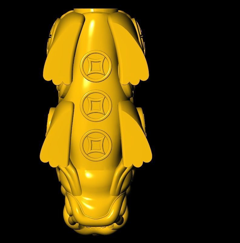 Pixiu Face Bracelet-Unicorn bracelet T05 3D print model_5