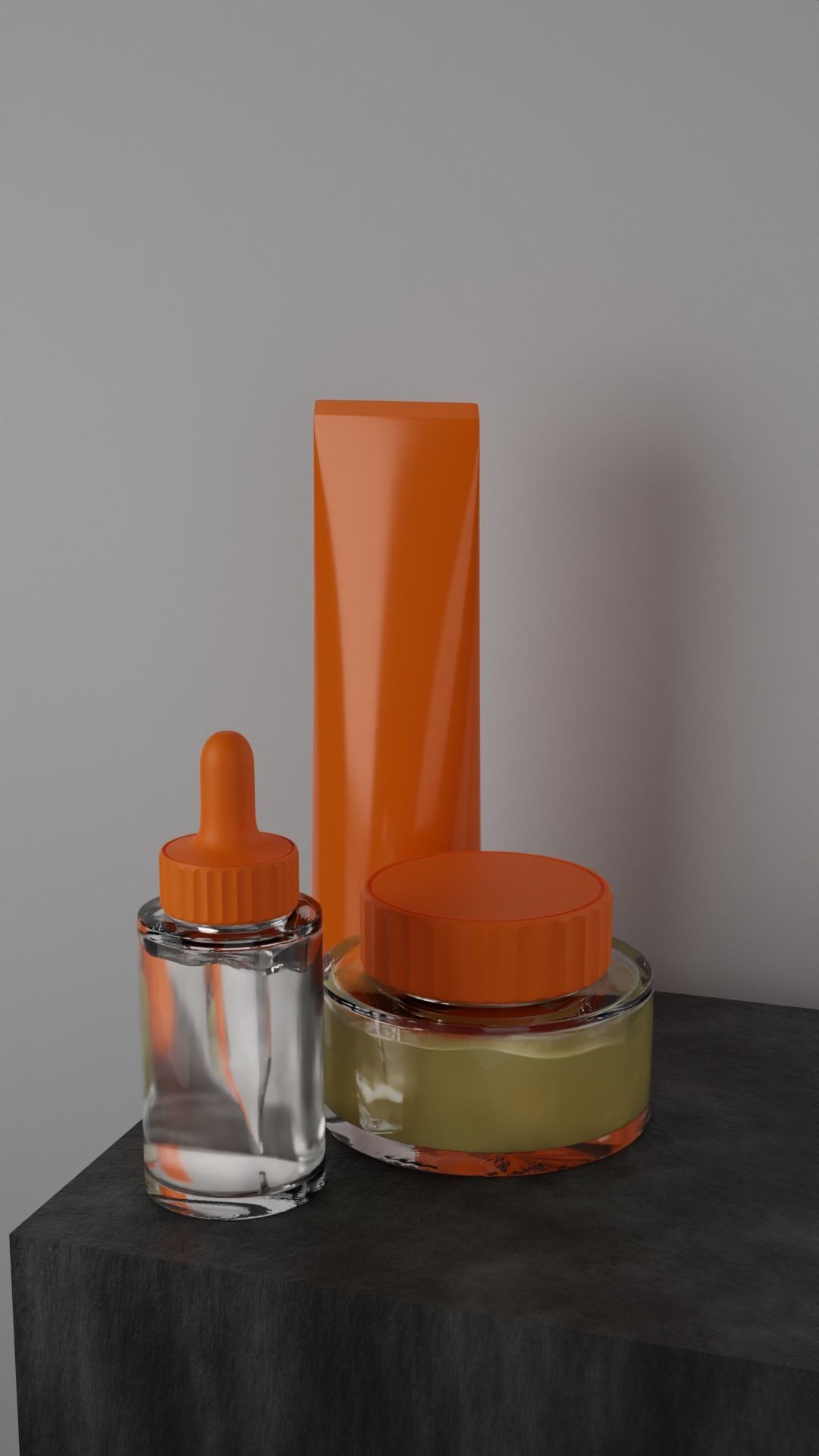 Cosmetic set 3D model_1