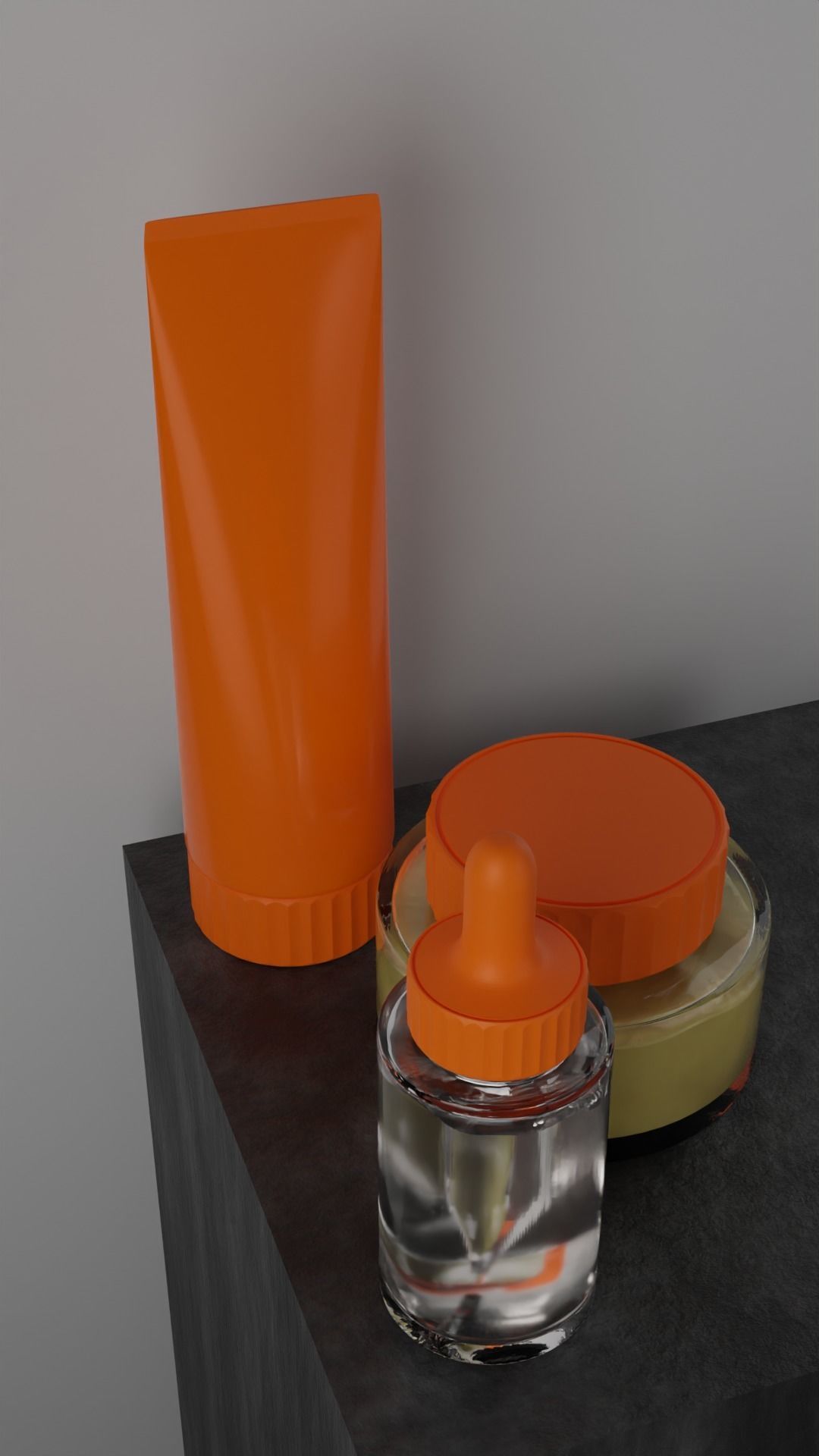 Cosmetic set 3D model_2