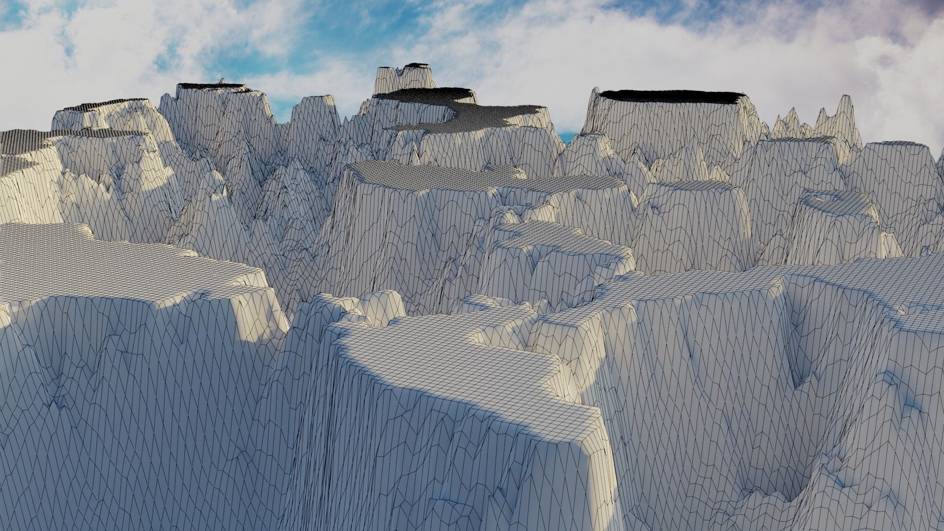 Mountain Rocks 3D model_8