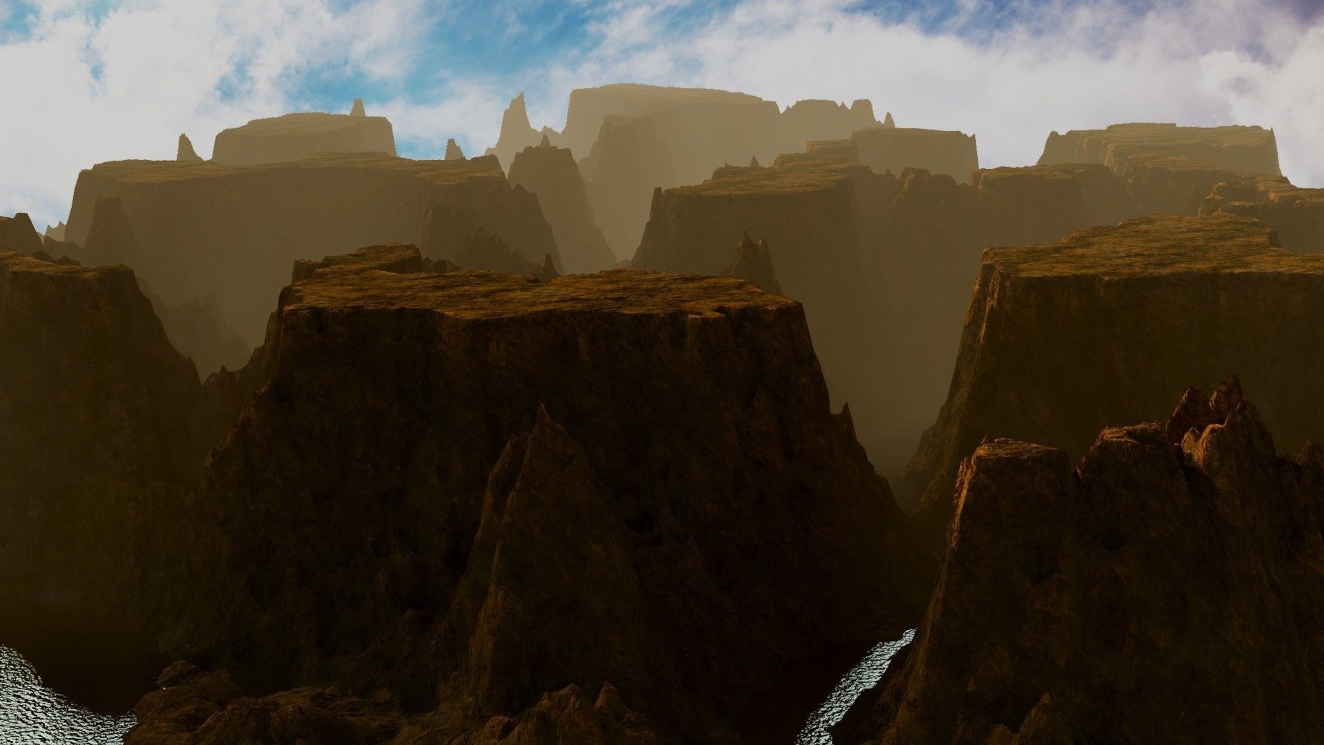 Mountain Rocks 3D model_2