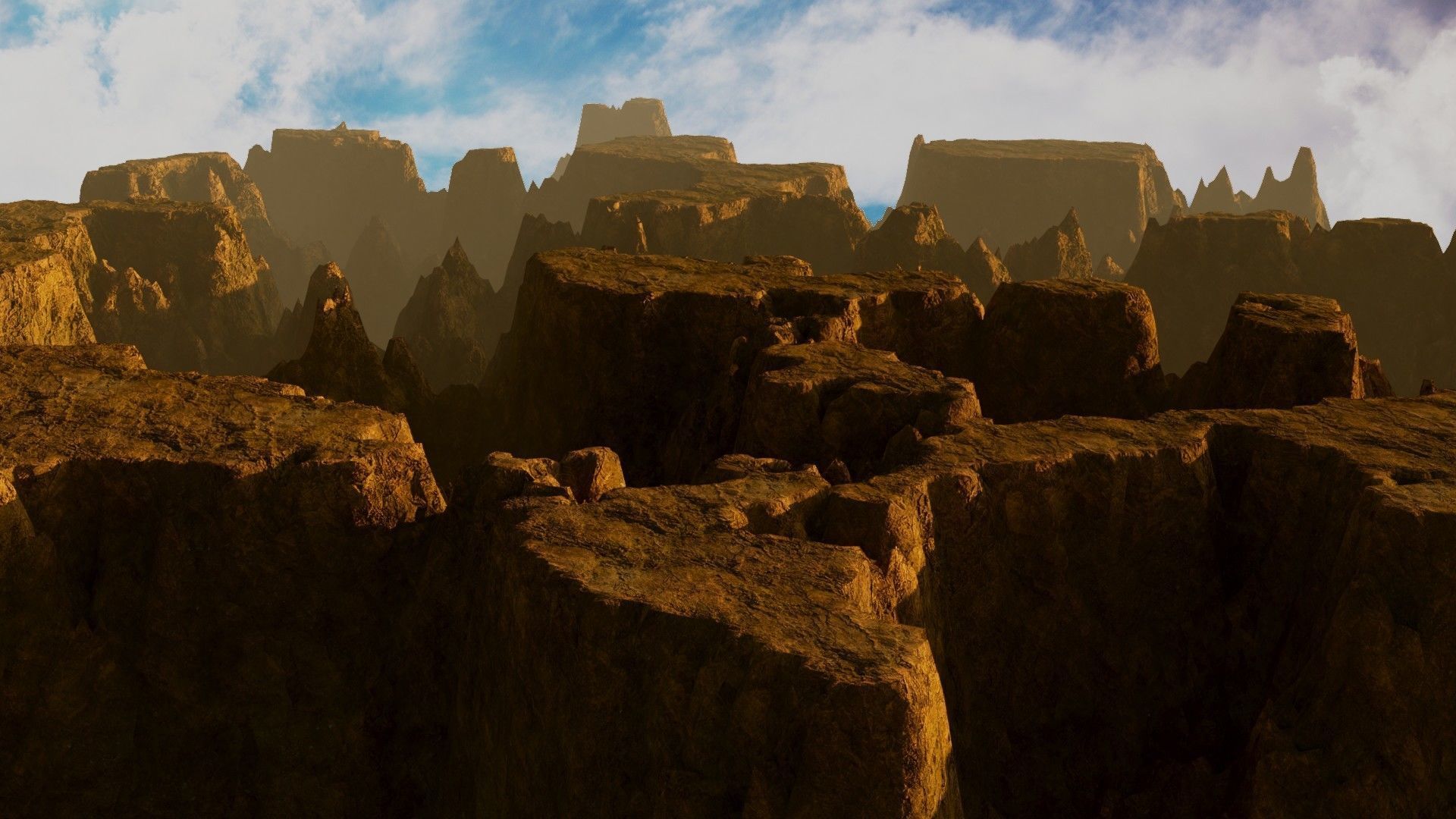 Mountain Rocks 3D model_1