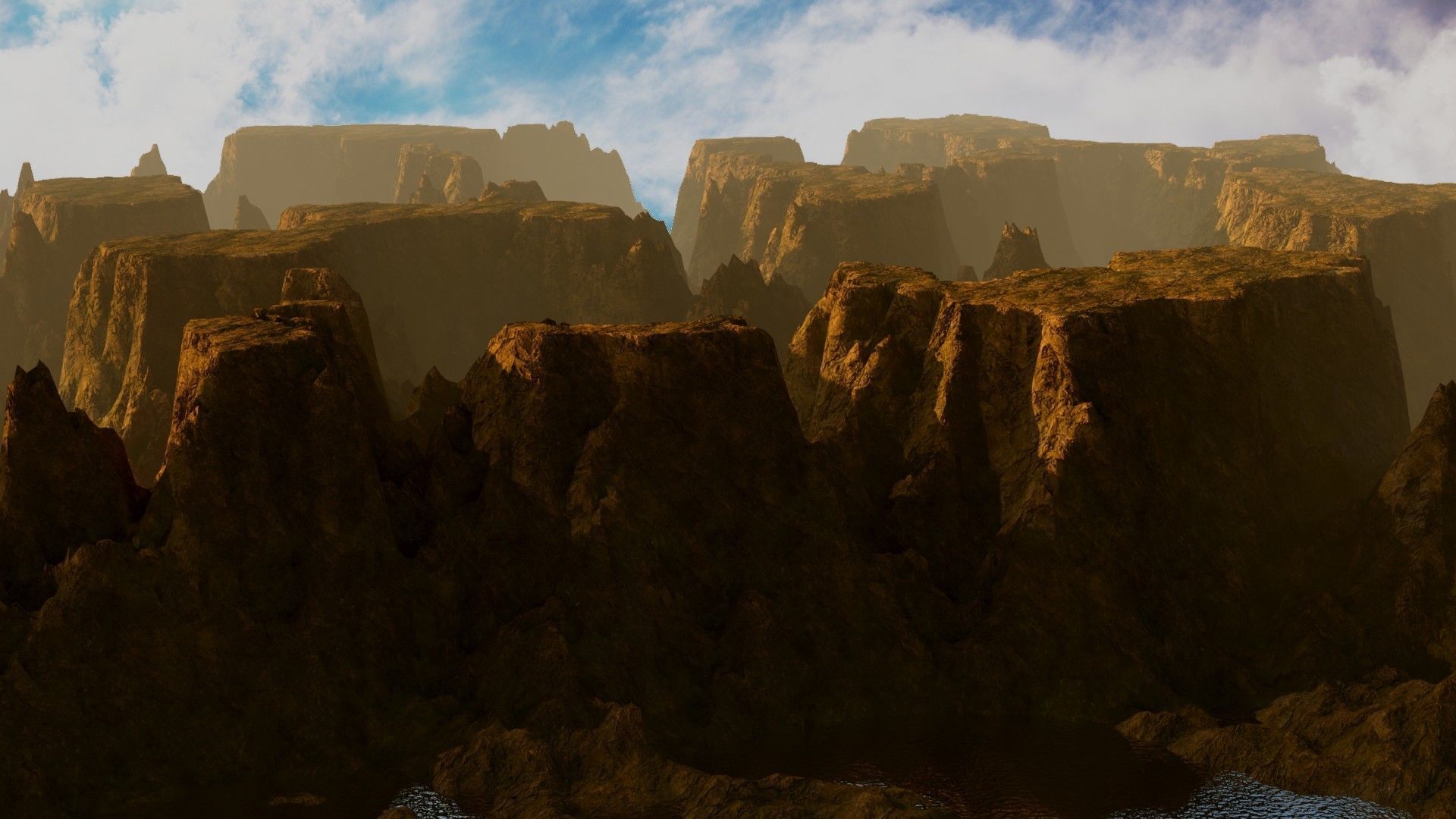 Mountain Rocks 3D model_3