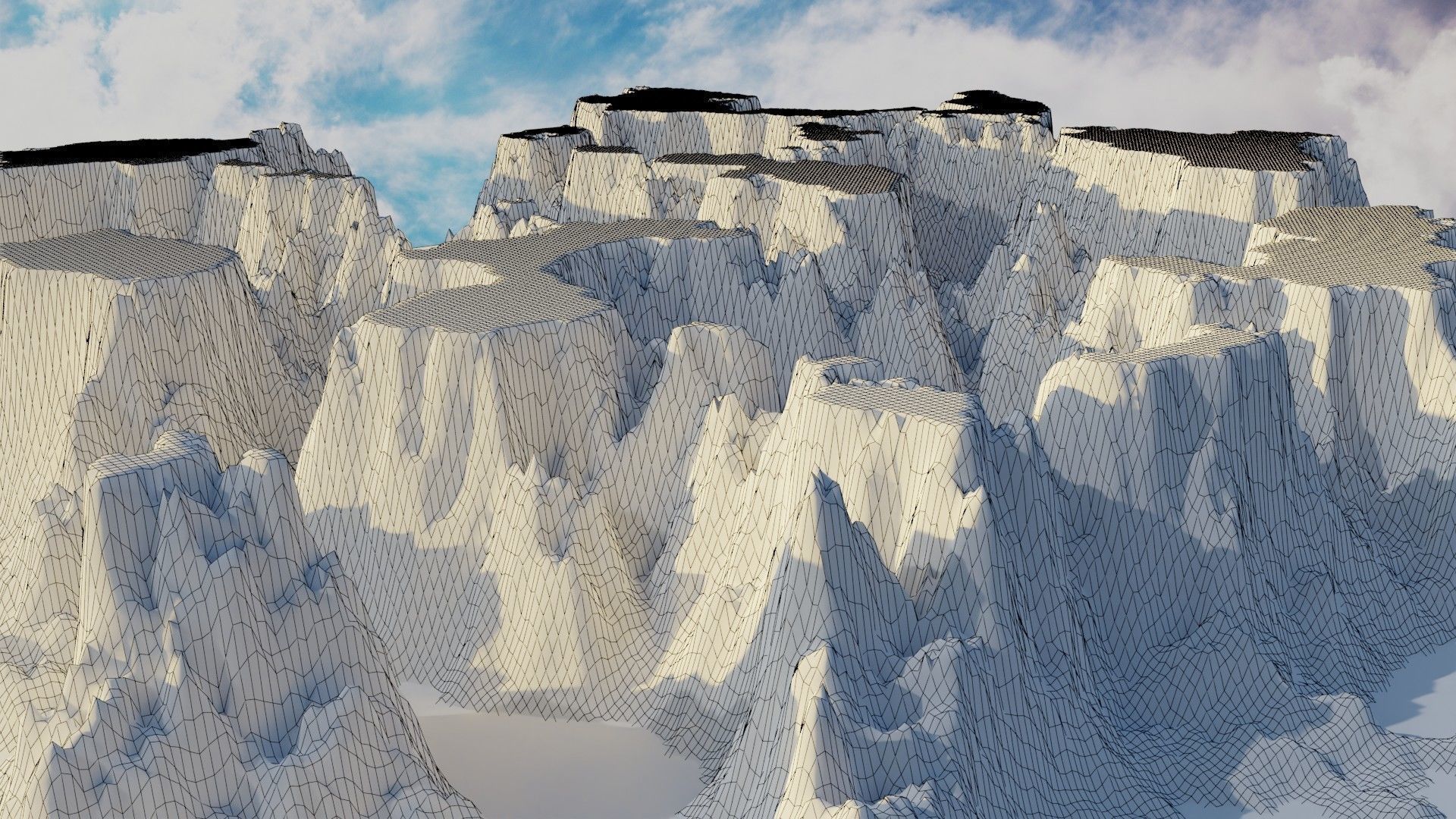 Mountain Rocks 3D model_11