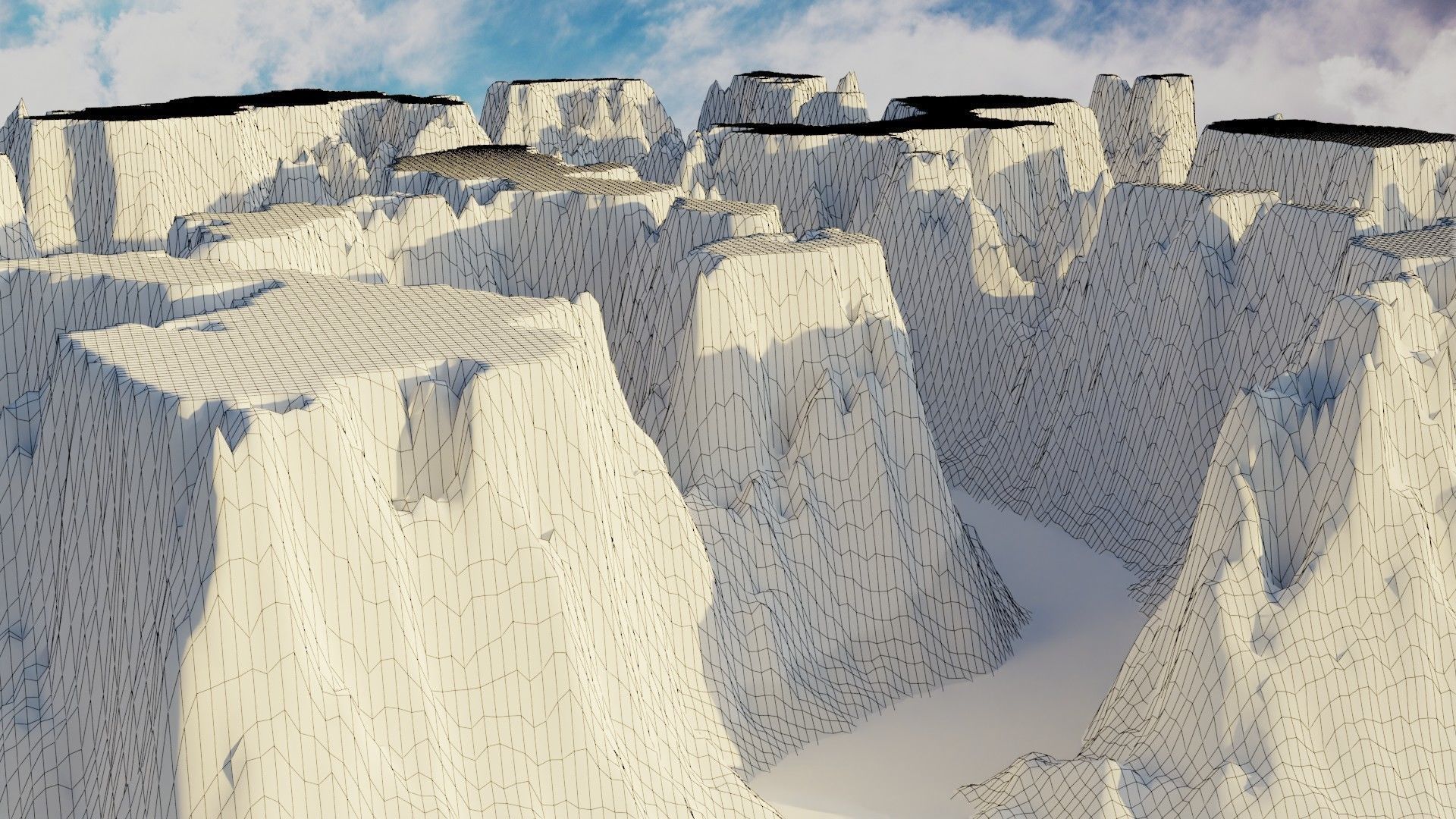 Mountain Rocks 3D model_7