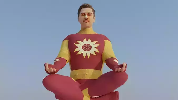 Indias First Superhero Shaktiman 3D model