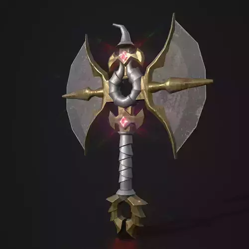 Axe Low-poly 3D model