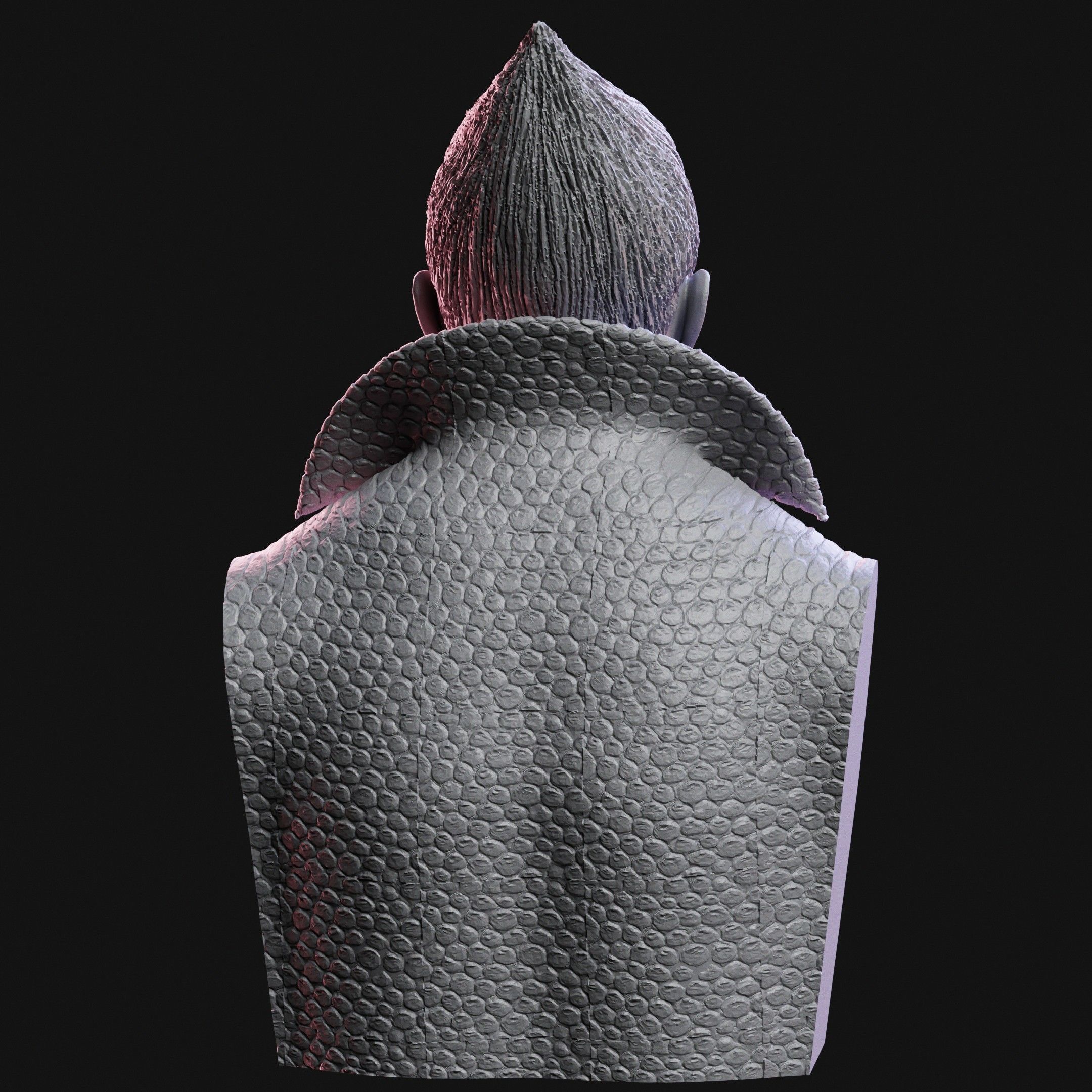 Kazuya Mishima Tekken 8 Bust 3D print model_3