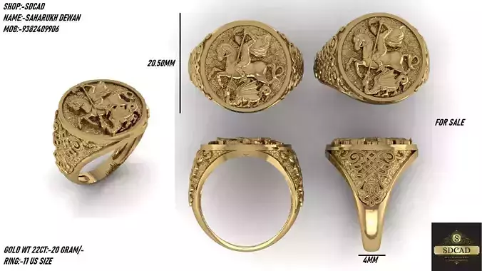  Fight The Good Fight Emperor Caesar ring