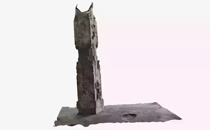 Indian Ancient Pillar 3d scan