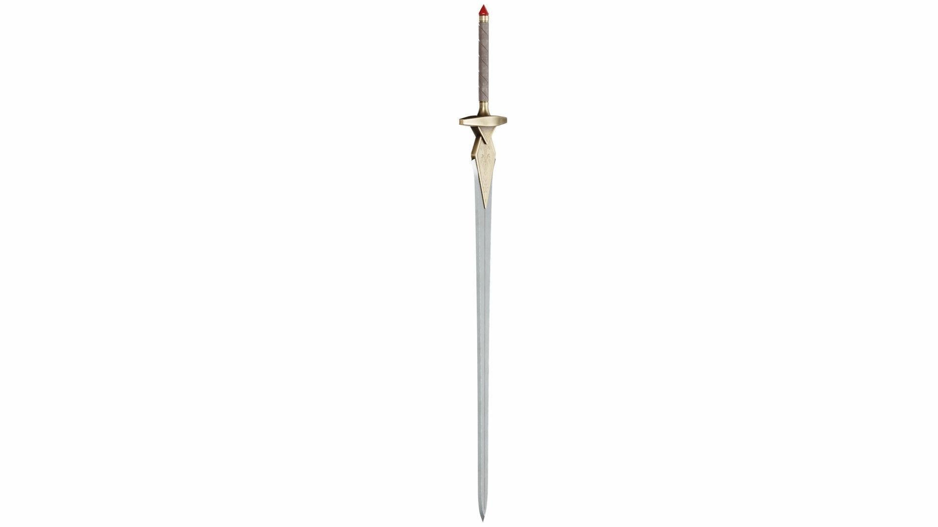 Longsword 3D model_3