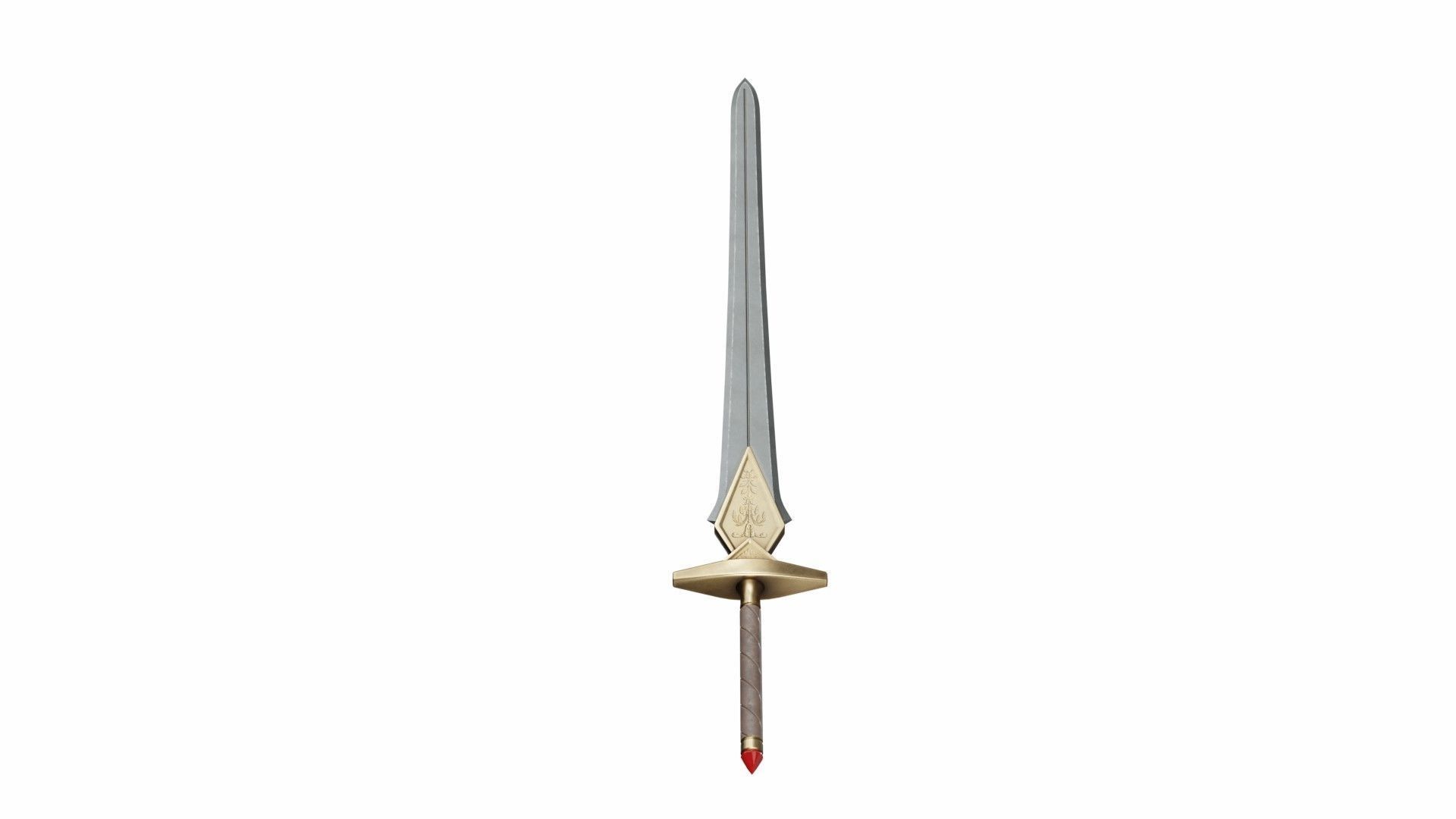 Longsword 3D model_4