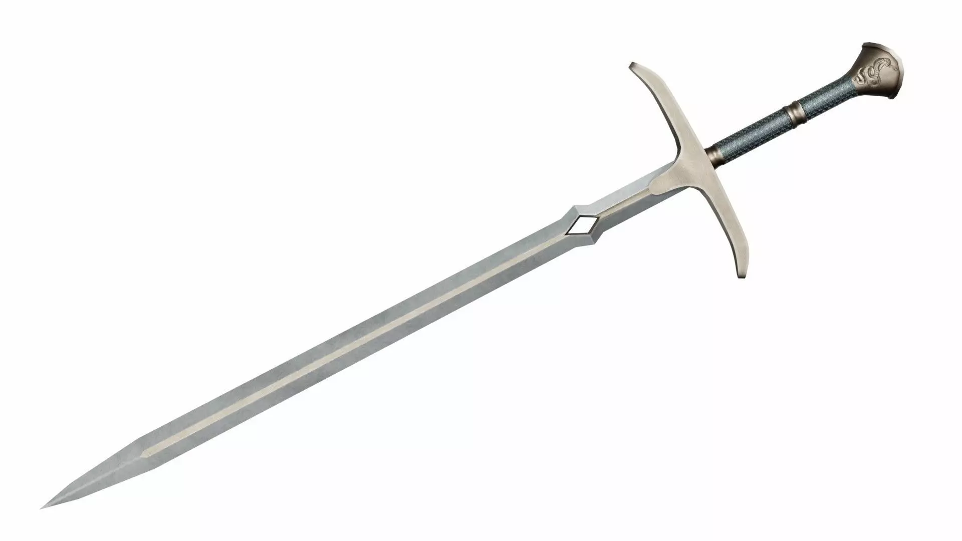 Longsword 3 Low-poly 3D model