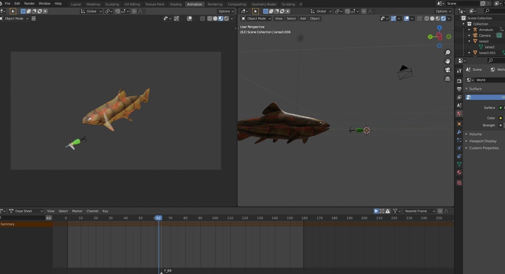 3d model fish for game and other Low-poly 3D model_6