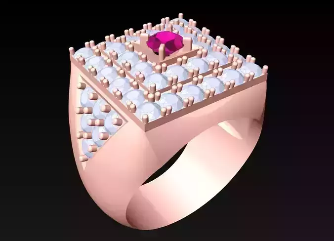 Diamond Rings - Mens Ring - N3135