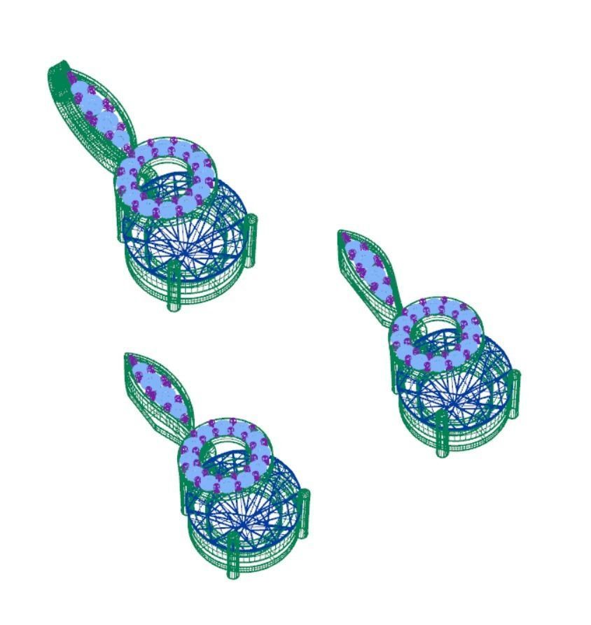 DIAMOND PENDANT EARRING SET 3D print model_5