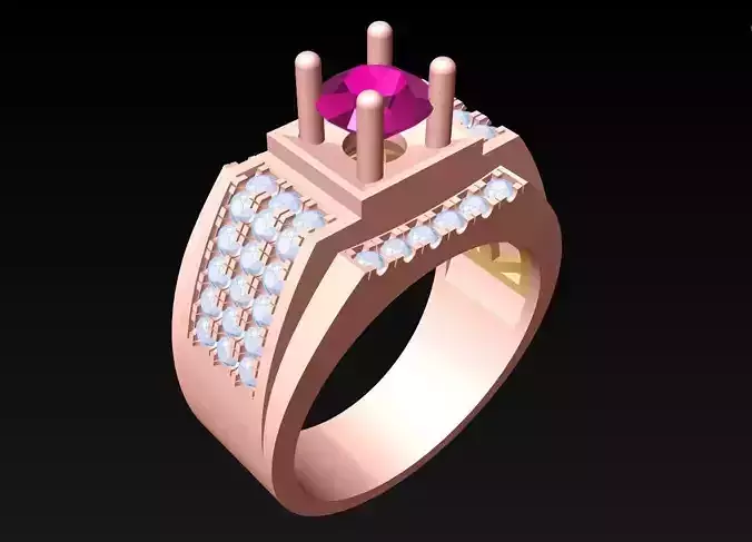 Diamond Rings - Mens Ring - N244