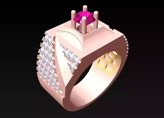 Diamond Rings - Mens Ring - N219