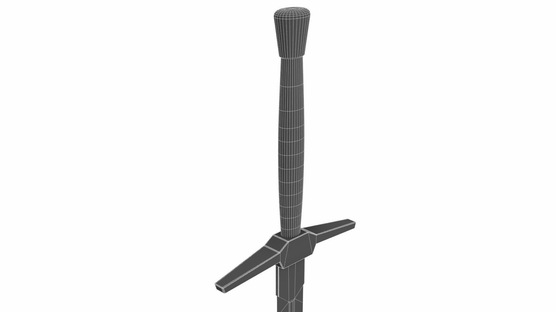 Longsword 7 3D model_6
