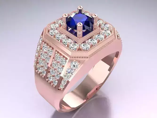 Diamond Rings - Mens Ring - N212