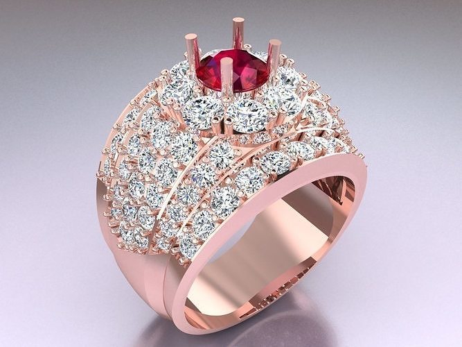 Diamond Rings  - N3136 3D print model