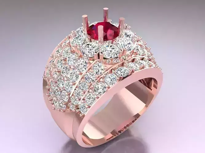 Diamond Rings  - N3136 3D print model