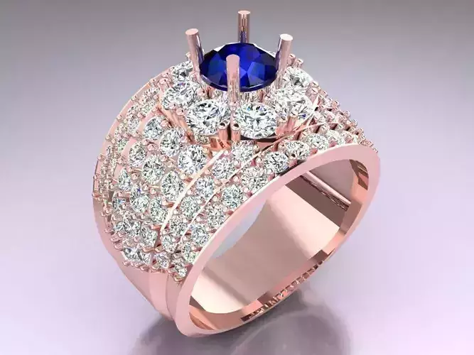 Diamond Rings  - N3645 3D print model