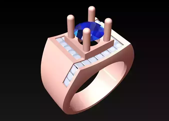 Diamond Rings - Mens Ring - N437