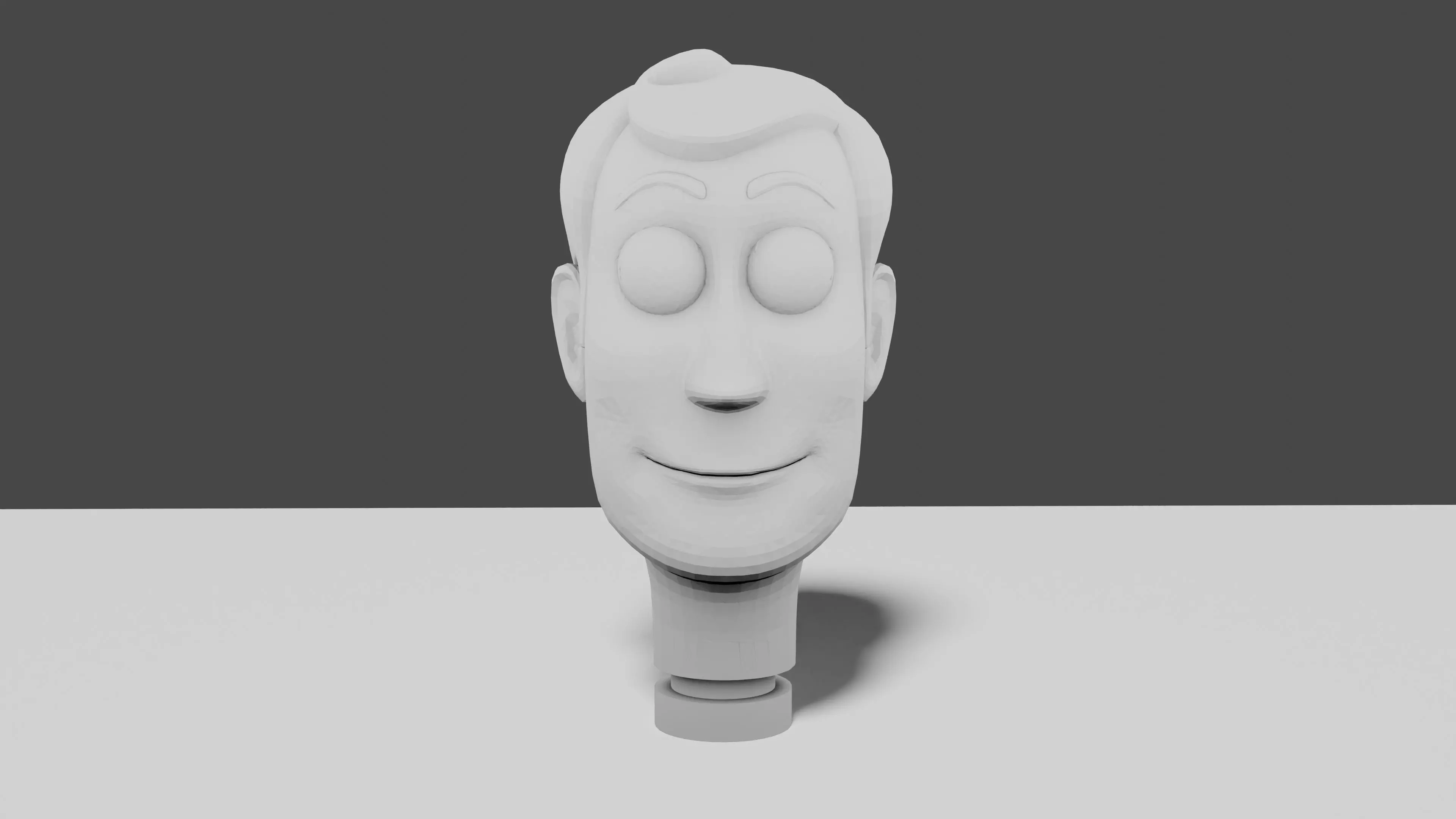 Woody screen accurate head Free 3D print model