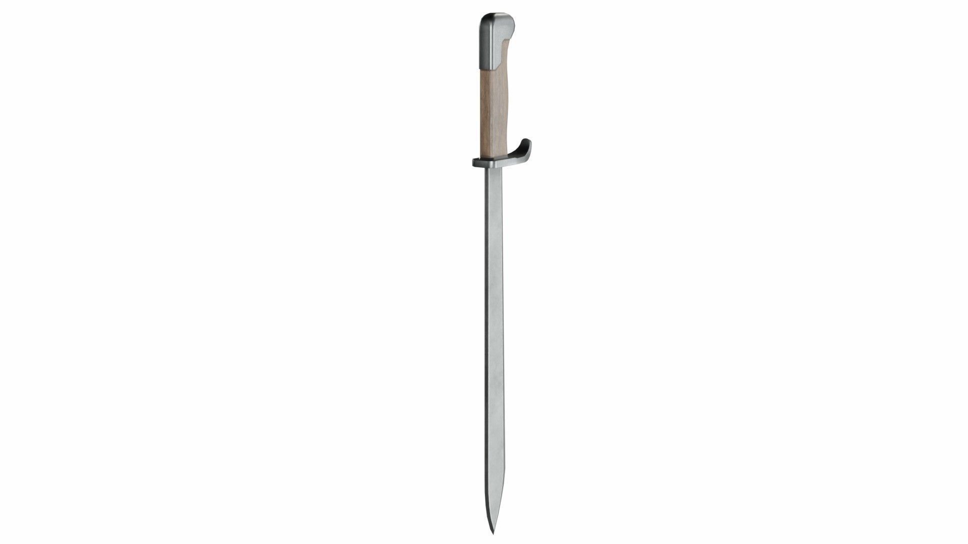 Sword Low-poly 3D model_3