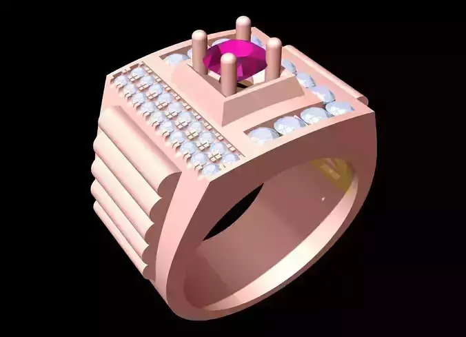 Diamond Rings - Mens Ring - N249