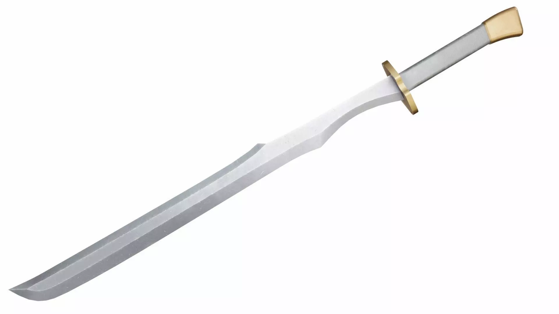 Sword 36 Low-poly 3D model_0